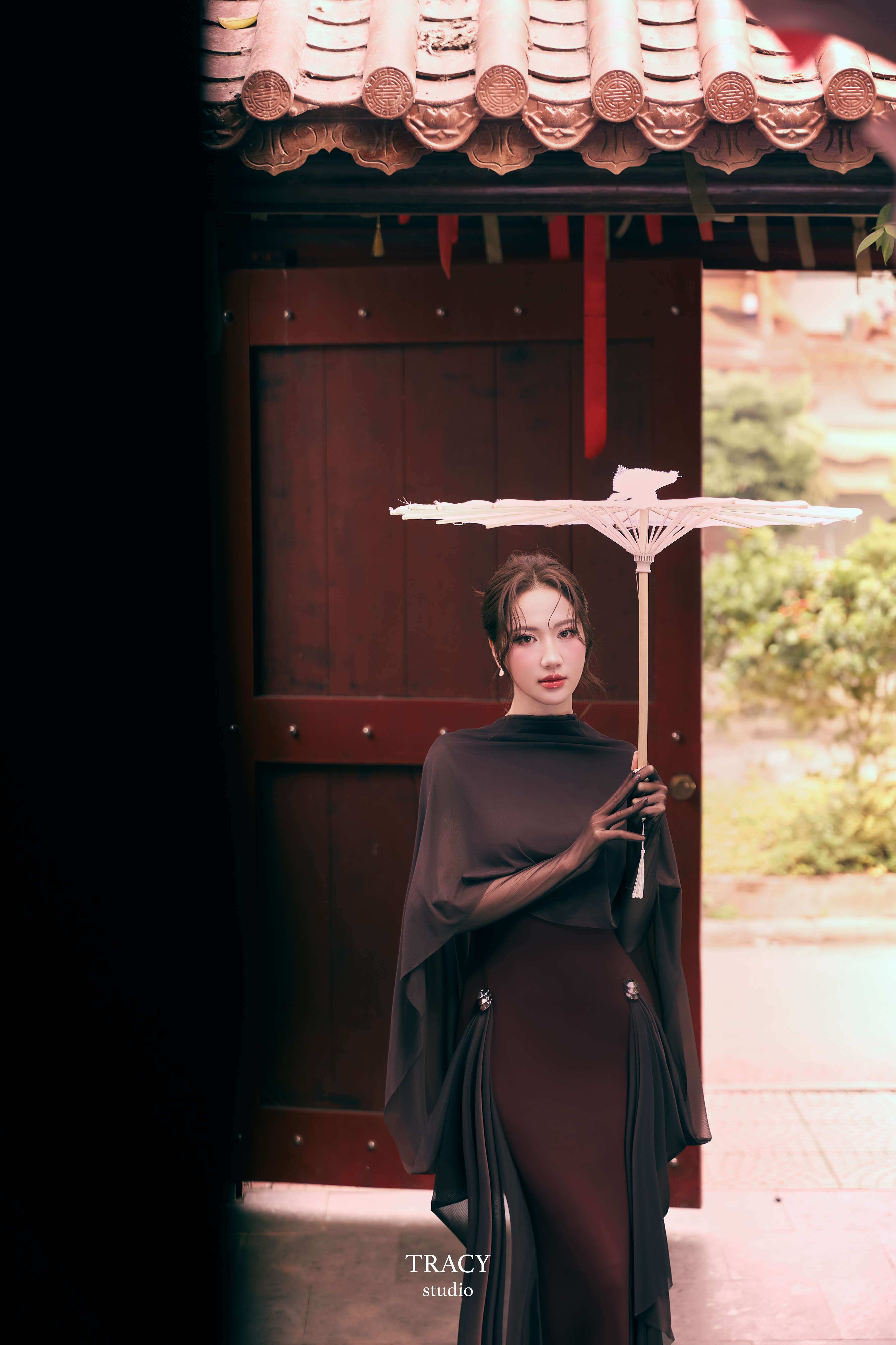 tracy studio chụp concept áo dài tự tại